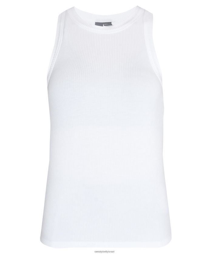 הַלבָּשָׁה נשים גופיית harper racer לבן Sweaty Betty N6BPNB141