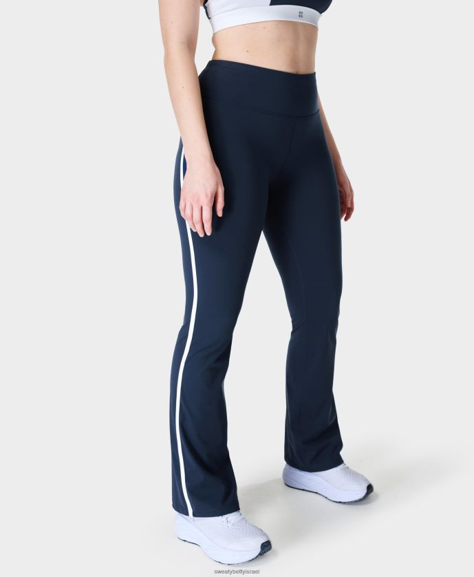 הַלבָּשָׁה נשים מכנסי power contour bootcut כחול כהה Sweaty Betty N6BPNB732