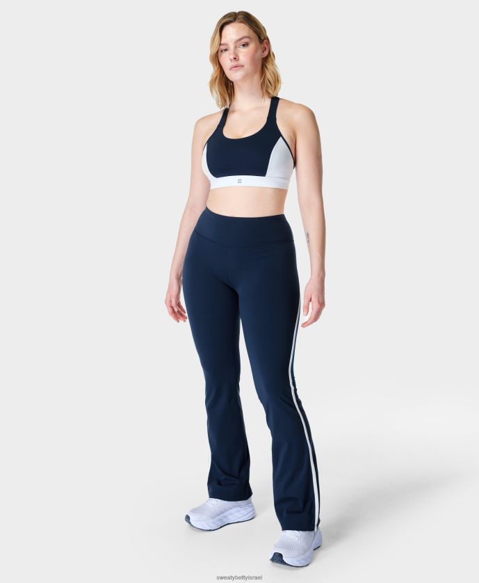 הַלבָּשָׁה נשים מכנסי power contour bootcut כחול כהה Sweaty Betty N6BPNB732