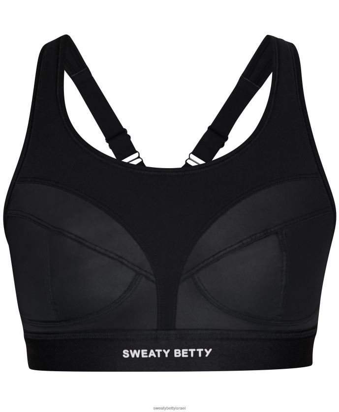 הַלבָּשָׁה נשים חזיית ריצה power pro שָׁחוֹר Sweaty Betty N6BPNB210