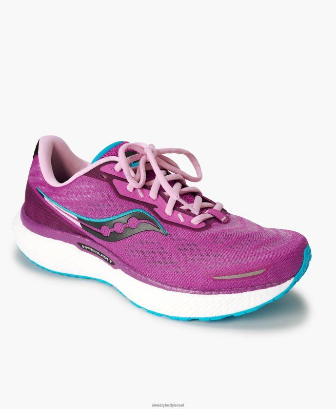 נעליים נשים נעלי ספורט של saucony triumph 19 סגול razzle Sweaty Betty N6BPNB724