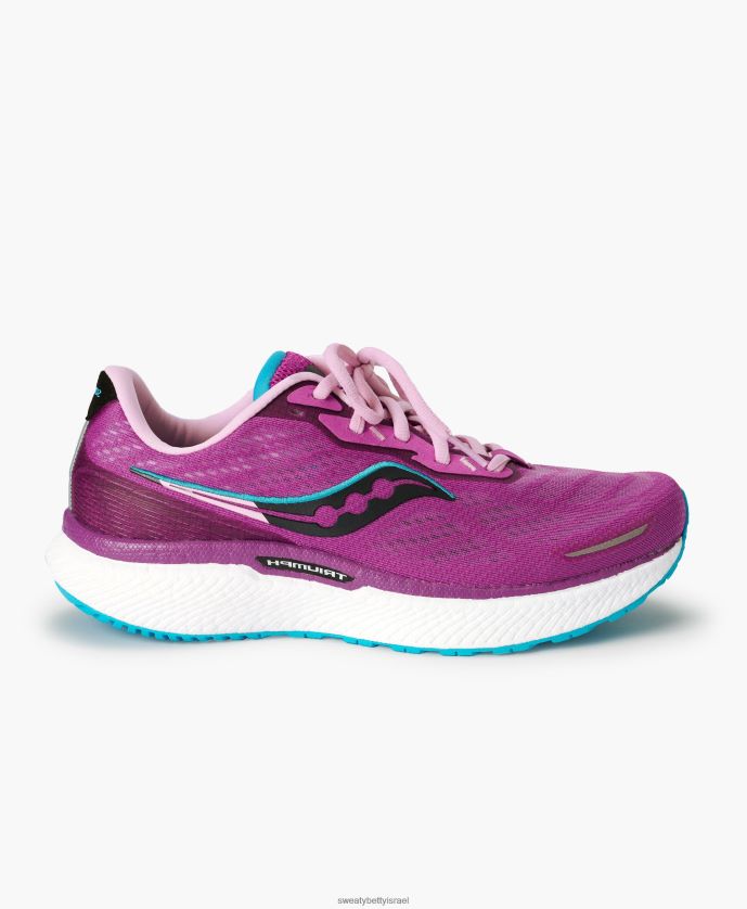 נעליים נשים נעלי ספורט של saucony triumph 19 סגול razzle Sweaty Betty N6BPNB724